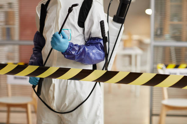Professional Biohazard Cleanup technician working in Alexandria, IN